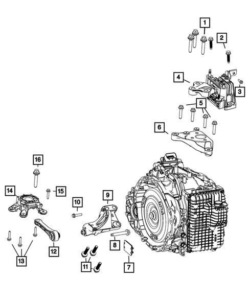 Mounting and Skid Plate for 2021 Chrysler Voyager #2