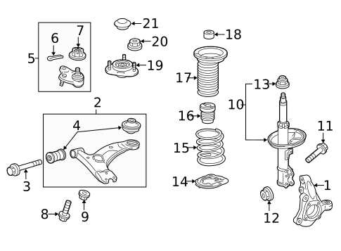 Suspension Components for 2016 Toyota Prius #0