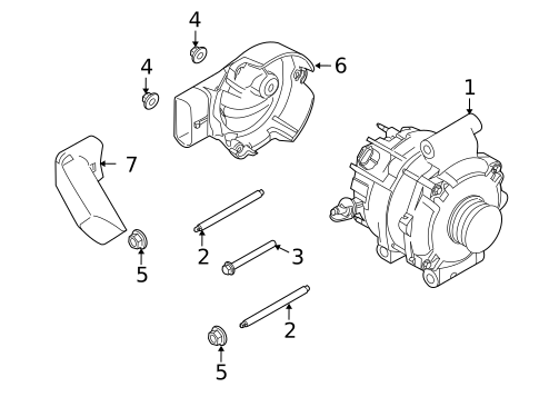 Alternator for 2011 Ford Focus #1