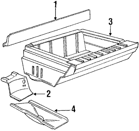 Rear Body for 1986 Mercury Marquis #2
