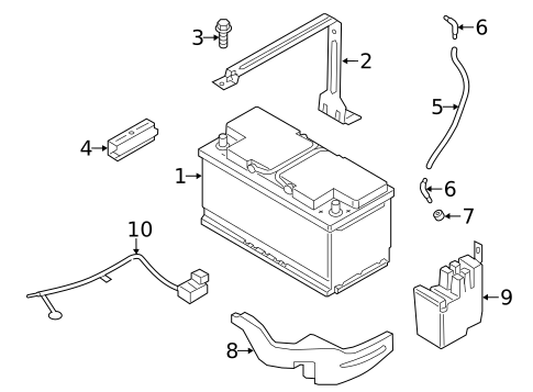 Battery for 2014 BMW M6 #0