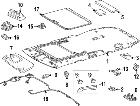 Interior Trim - Roof for 2025 Toyota 4Runner #0