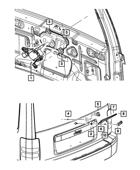 Wiper and Washer System for 2012 Jeep Liberty #0