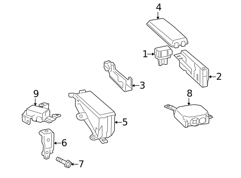 Electrical Components for 2012 Lexus IS350 #2