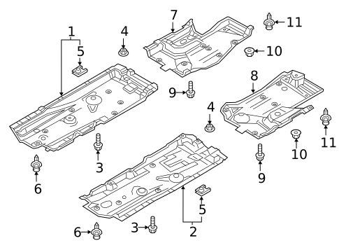 Under Cover & Splash Shields for 2016 Mazda CX-9 #1