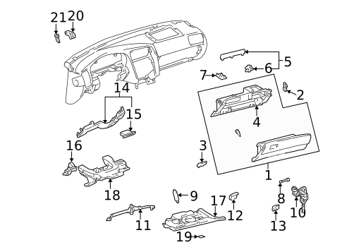 Instrument Panel for 2003 Lexus GS300 #1
