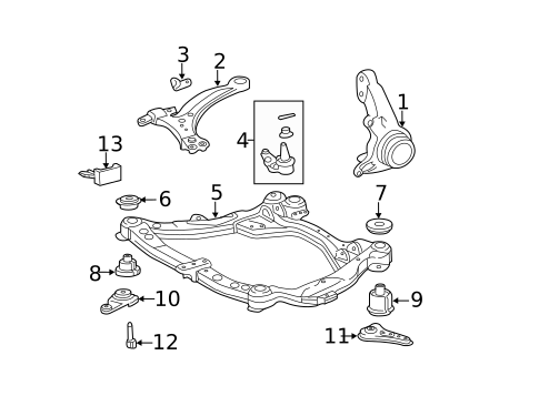 Suspension Components for 2011 Toyota Avalon #0