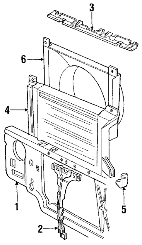 Radiator & Components for 1987 Ford F-350 #0