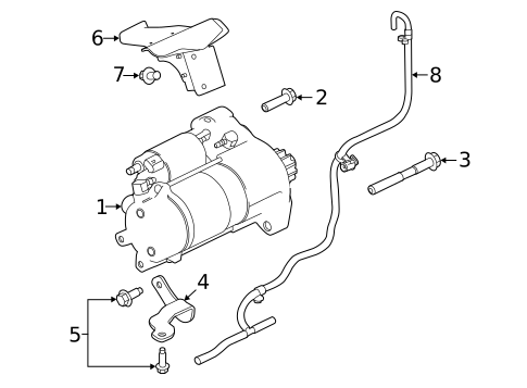Starter for 2019 Land Rover Range Rover #0