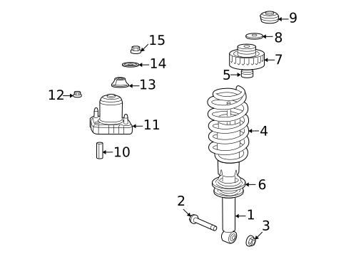 Struts & Components for 2017 Dodge Journey #2