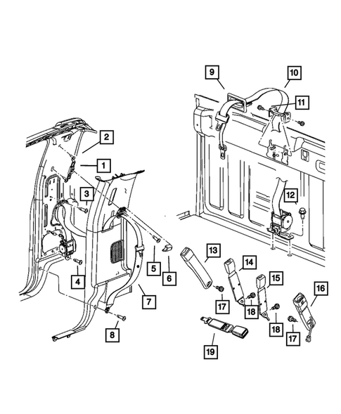 Seat Belts for 2011 Ram 2500 #4