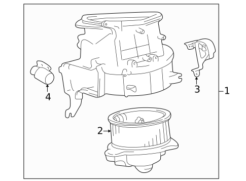 Blower Motor & Fan for 2000 Toyota 4Runner #0