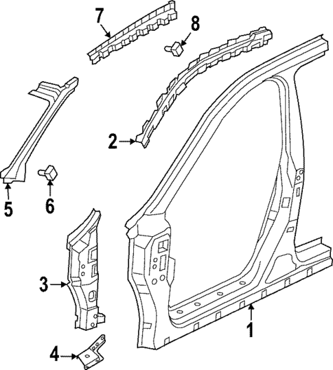 Aperture Panel for 2025 INFINITI QX55 #0