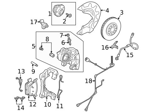 Anti-Lock Brakes for 2024 Audi A3 Quattro #1