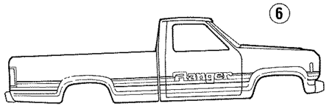 Stripe Tape for 1987 Ford Ranger #3