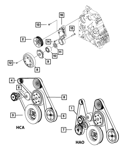 Pulleys and Related Parts for 2009 Dodge Ram 3500 #0