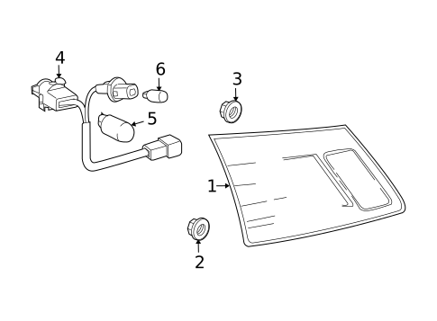 Bulbs - Chassis for 2009 Lexus ES350 #2