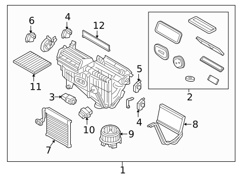Switches, Solenoids & Actuators for 2017 Lincoln Continental #1