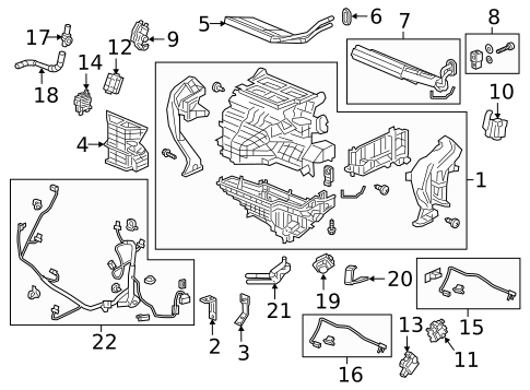 Auxiliary Heater & AC for 2018 Honda Odyssey #1