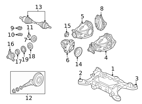 Differential for 2005 Chrysler 300 #1