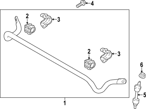 Stabilizer Bar & Components for 2025 Kia Sportage #2