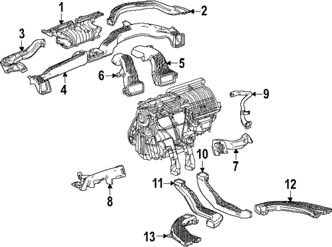Ducts for 2025 GMC Acadia #0
