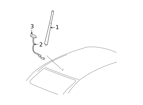 Antenna & Radio for 2008 Dodge Avenger #0