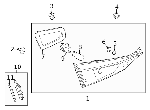 Backup Lamps for 2018 Mazda 3 #0