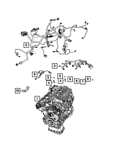 Wiring, Powertrain for 2020 Dodge Challenger #3