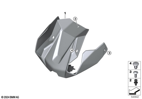 Motorcycle Trim Section, Windshield for 2024 BMW-Motorrad C 400 GT #24