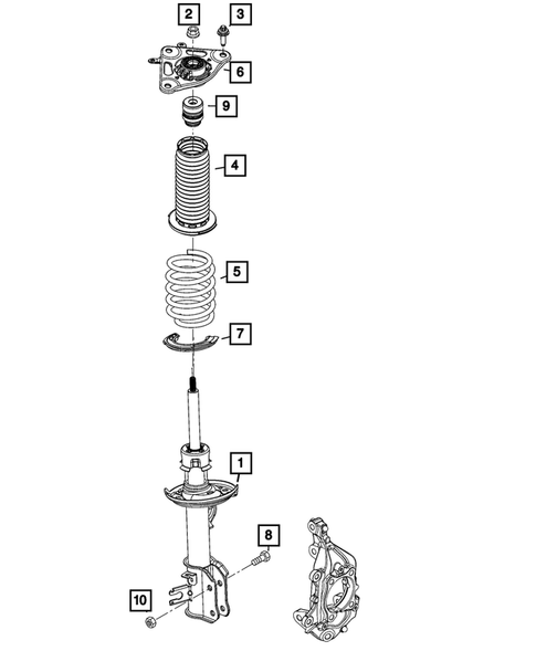 Rear Suspension and Cradle for 2025 Dodge Hornet #1