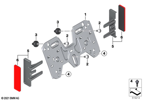 Rear Wheel Cover, License Plate Bracket for 2021 BMW-Motorrad R 1250 R #2
