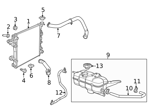 Radiator & Components for 2019 Ram 1500 Classic #0