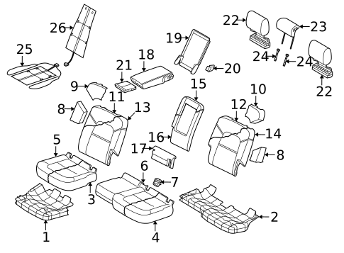 Second Row Seats for 2009 Audi Q7 #0