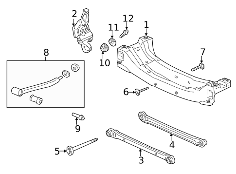 Rear Suspension for 2002 Pontiac Grand Am #1