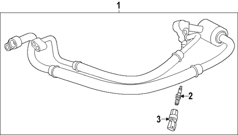 Rear AC Lines for 2025 Chevrolet Corvette #0