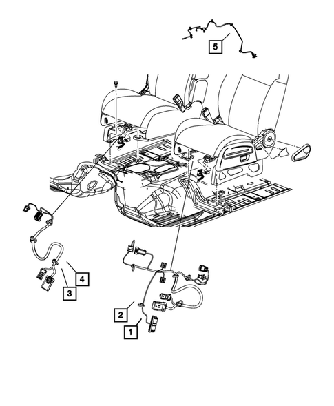 Wiring-Body and Accessories for 2010 Jeep Liberty #2