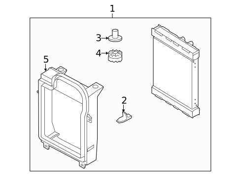 Radiator & Components for 2013 BMW X6 #1