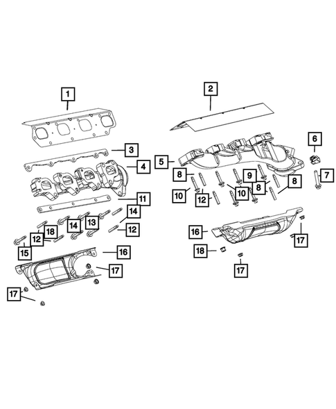 Manifolds and Vacuum Fittings for 2022 Ram 1500 Classic #0