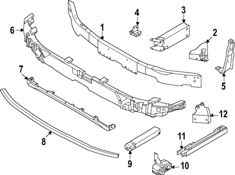 Bumper & Components - Front for 2025 BMW 228 xDrive Gran Coupe #1