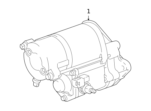 Starter for 2004 Lexus LS430 #1