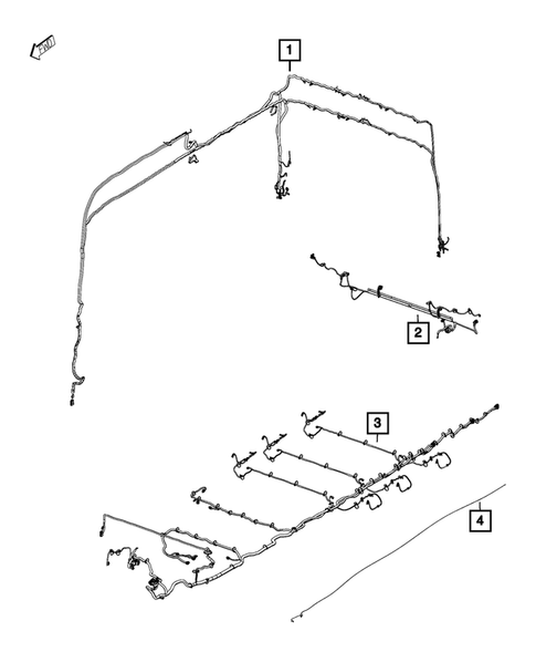 Wiring-Body and Accessories for 2017 Ram ProMaster 1500 #0