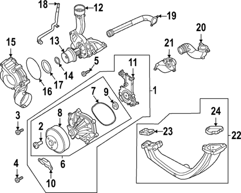 Water Pump for 2025 Porsche 718 Spyder #0