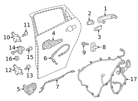 Front Door for 2017 Chevrolet Malibu #2