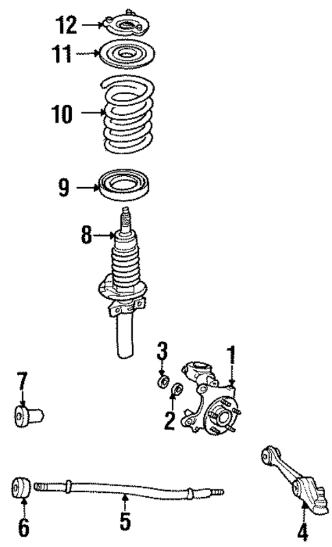 Suspension Components for 1996 Ford Windstar #0