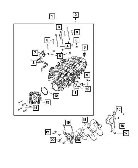 Manifolds and Vacuum Fittings for 2025 Ram 1500 #0