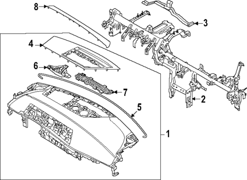 Instrument Panel for 2025 Kia EV6 #0