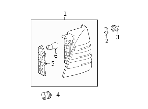 Bulbs - Chassis for 1998 Mercedes-Benz ML320 #1