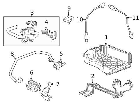 Emission Components for 2024 GMC Canyon #1