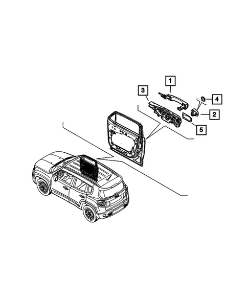 Front Door for 2023 Jeep Renegade #2